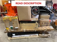 Pallet of mixed merchandise