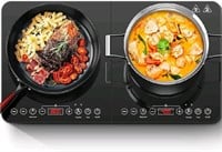 Aobosi Double Induction Cooktop,Portable Induction