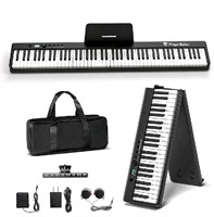 FingerBallet Portable Piano Keyboard, Semi-Weighte