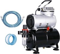 1/5 HP Airbrush Air Compressor Kit w/ 3L Tank & 6F