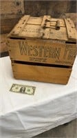 Vintage Wood Box with Lid