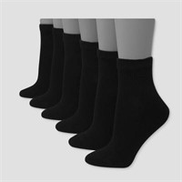 $12  Hanes Premium 6Pk Women's Cushioned Socks