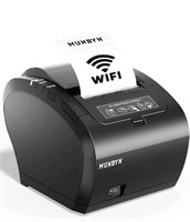 MUNBYN WiFi Receipt Printer with USB Port, 80mm PO