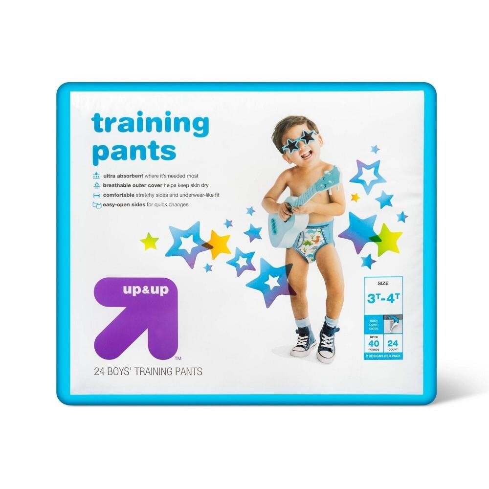 Boys' Training Pants Jumbo Pack 3T-4T - 24ct