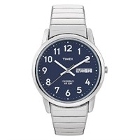 Timex Men's Easy Reader Watch - Silver/Blue