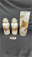 Frosted Glass Jars & Vase