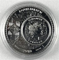 2018 Tokelau 1oz Silver .999 Equlibrium Round