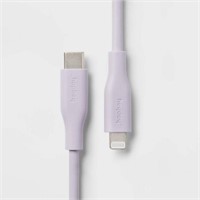 10' Lightning to USB-C Cable - heyday Purple