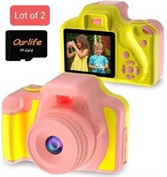 Lot of 2 Ourlife Kids Camera for Age 3-12, 1080P H