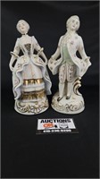 Victorian Charleton Italian Porcelain Figures