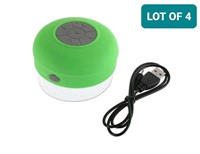 Lot of 4 - Portable Waterproof Mini Speaker Wirele