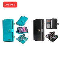 LOT OF 2 - Wallet Case Compatible for iPhone 13, 2