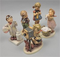 5 German Goebel Hummel Figurines.