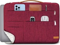 KINGSLONG 16 inch Laptop Sleeve Bag Red