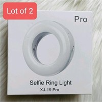 Lot of 2 - Selfie Ring Light XJ-19 Pro
