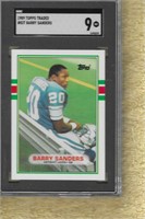 1989 Topps Traded Barry Sanders SGC 9