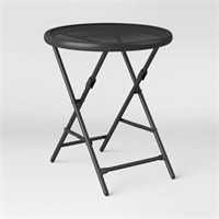 $35  18 Steel Mesh Folding Table - Room Essentials