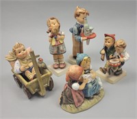5 German Goebel Hummel Figurines.