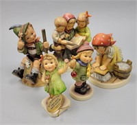 5 German Goebel Hummel Figurines.