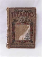 4 antique books: 1912 The Sinking of the Titanic &