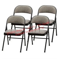 MECO Sudden Padded Fold Chairs 3 ct.