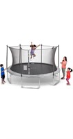 $200.00 - 14 ft Round Trampoline with Enclosure,