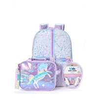 $25  Kids' 17 Backpack Set - Clear Sequins