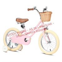 Petimini 16 Inch Child Bicycle with Basket
