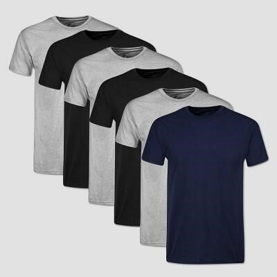 $22  Hanes Men's Dyed T-Shirts 6pk - Multicolor