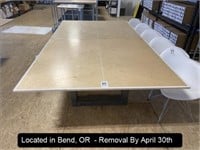 5'X9' LAYOUT/PRODUCTON WOOD TOP TABLE W/HEAVY