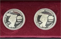 (2) 1983-S Silver Proof Los Angeles Olympics