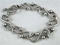 925 Silver S-Link Toggle Bracelet