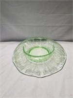 Cambridge Green  Console Bowl Cleo Pattern 1930s