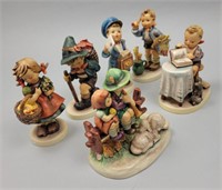 6 Vintage Goebel Hummel Figurines.