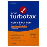 $100  Turbotax Desktop Home & Business + States 20