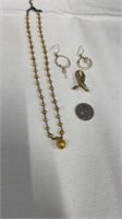 .925 Necklace, Earrings, Pin
