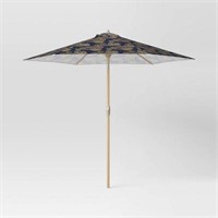$90  9'x9' Navy Outdoor Market Umbrella - Threshol
