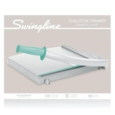 $36  Swingline Guillotine Paper Trimmer - Gray/Tea