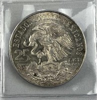 1968-Mo Mexico Silver 25 Pesos XF+