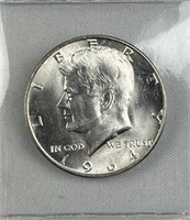 1964-D 90% Silver JFK Half Dollar, BU