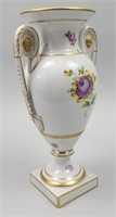 Antique Meissen Porcelain Vase W/ Handles.