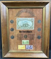 (7) Liberty V Nickels, Framed 'The Forty Niners'