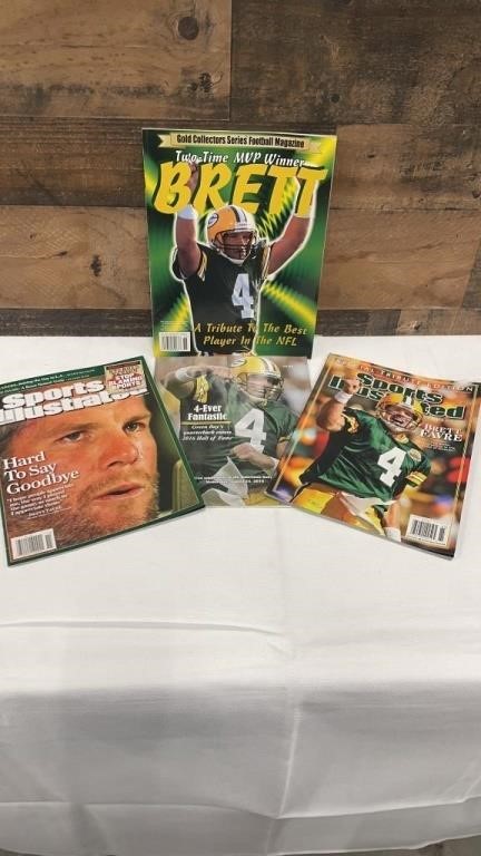 Collectible Brett Favre Magazines