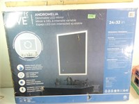 Andromelia Dimmable LED Mirror 24"x32"
