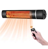 24" Electric Patio Heater Wall Mounted Infrared In