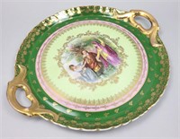 Vintage Victoria Austria Porcelain Serving Plate.