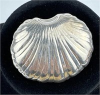 925 Silver Scallop Shell Pendant