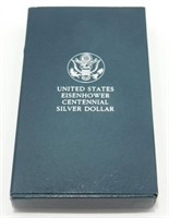 1990 Eisenhower Proof Commemorative Silver Dollar