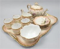 W.G. & C. Limoges Porcelain Tea Set.