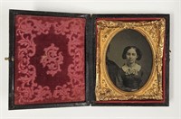 Civil War Era Newlywed Daguerreotype in Case